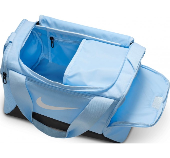 Сумка Nike NK BRSLA XS DUFF - 9.5 25L блакитний Уні 38 x 25 x 25 см