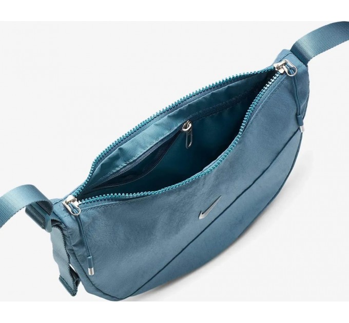 Сумка Nike NK AURA CRESCENT CROSSBODY 4L синій Жін 30 х 18 х 10 см