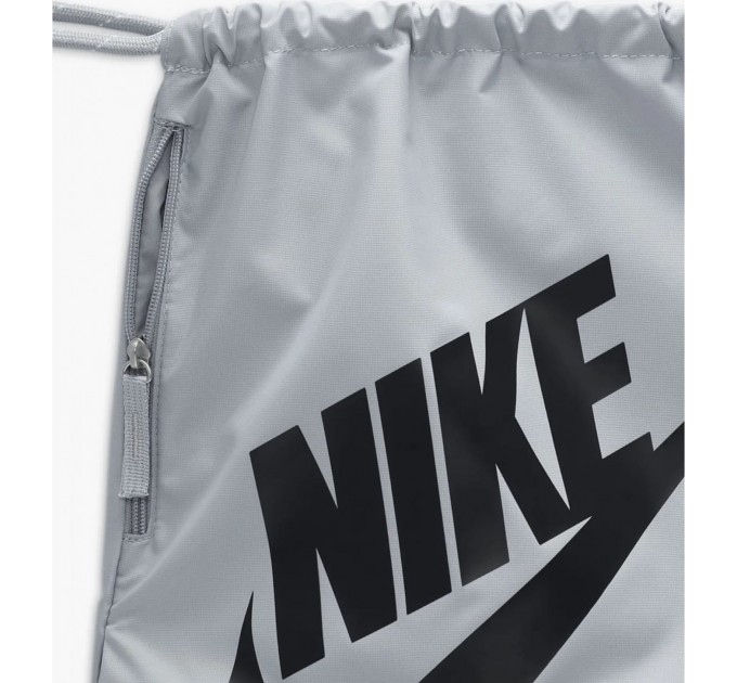 Рюкзак-мішок Nike NK HERITAGE DRAWSTRING 13L сірий Уні 33 х 43 см