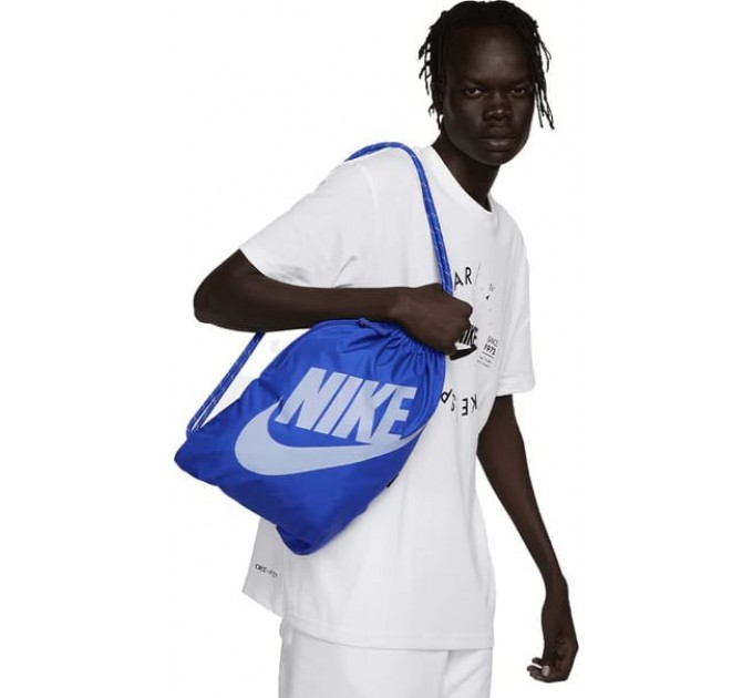 Рюкзак-мішок Nike NK HERITAGE DRAWSTRING 13L синій Уні 33 х 43 см