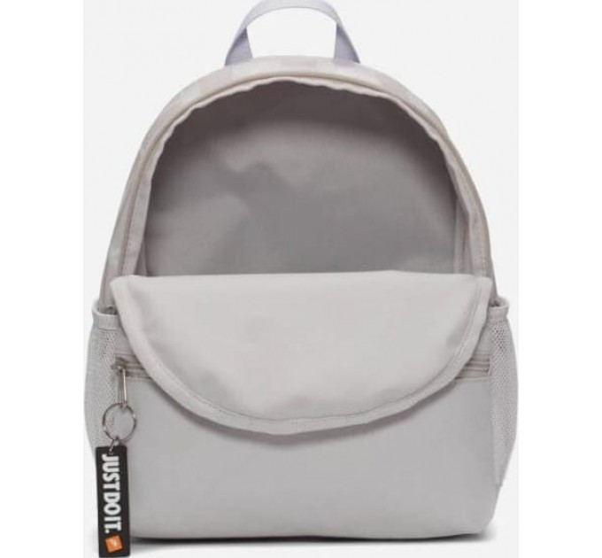 Рюкзак Nike Y NK BRSLA JDI MINI BKPK 11L сірий Діт 33x25x13 см