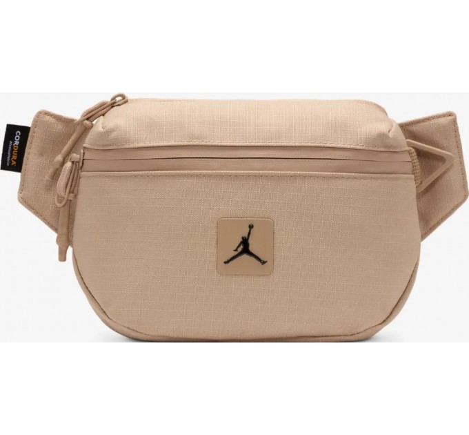 Сумка на пояс Nike Jordan JAM CORDURA FRANCHISE CROSS BODY 2L бежевий Чол 20 х 15 х 7 см
