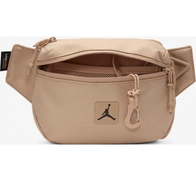 Сумка на пояс Nike Jordan JAM CORDURA FRANCHISE CROSS BODY 2L бежевий Чол 20 х 15 х 7 см