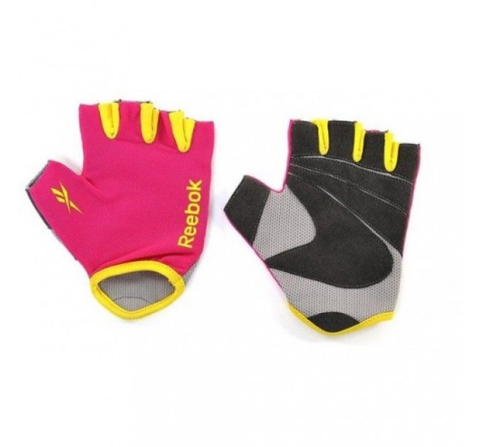 Фітнес-рукавички Reebok RAGL-11134MG рожевий L