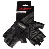 Рукавички для фітнесу Fit forever Supreme AI-04-1340-D чорний-сірий L