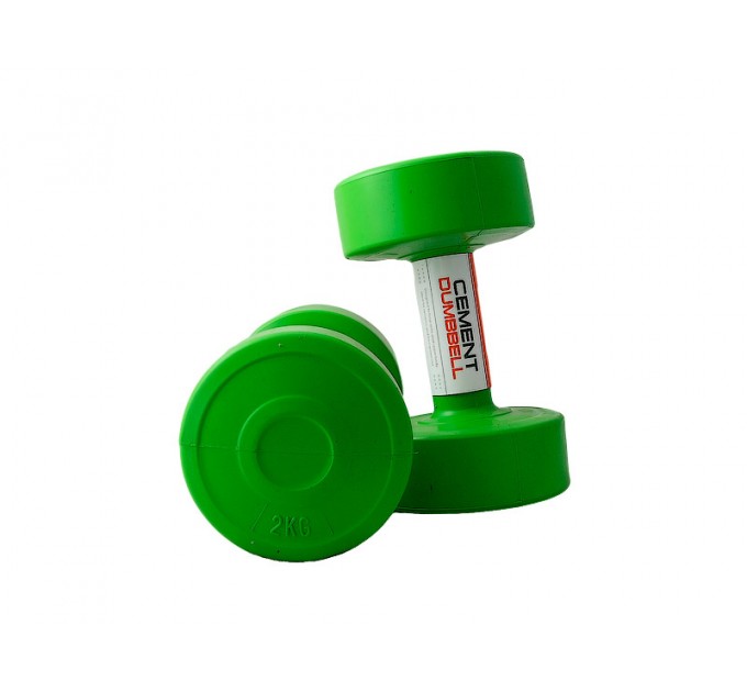 Гантелі пластикові пара LiveUp CEMENT DUMBELL