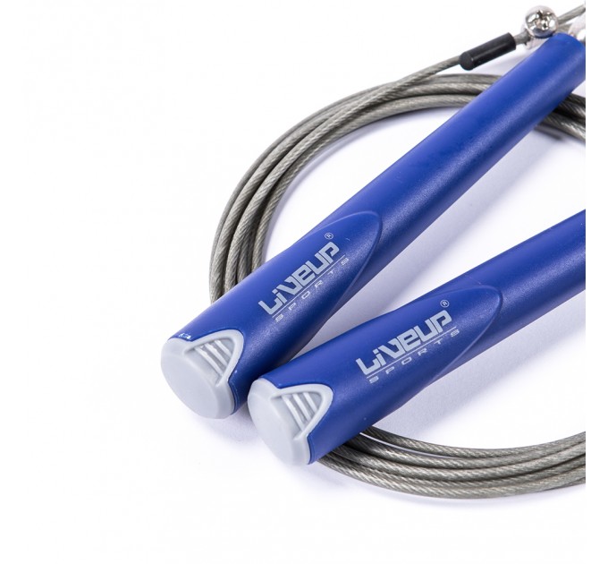 Скакалка швидкісна LiveUp CABLE JUMPROPE