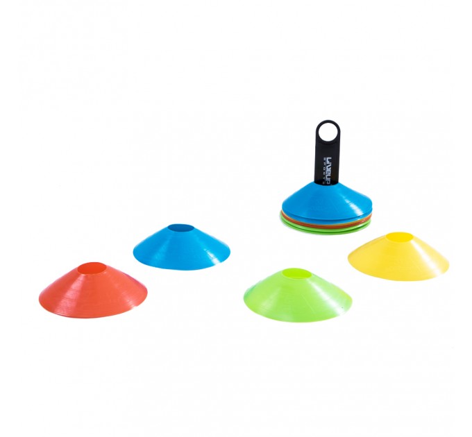 Набір фішок з підставкою LiveUp AGILITY CONES WITH RACK