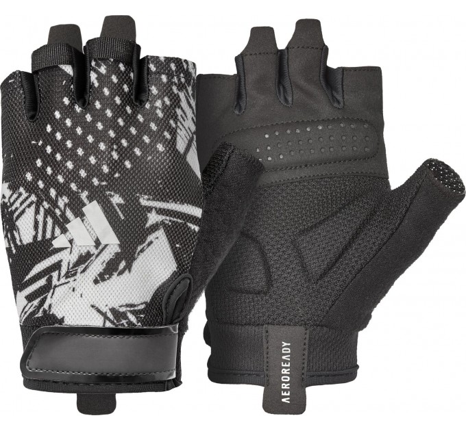 Рукавички для тренінгу Adidas Essential Training Gloves чорний, білий Уні L