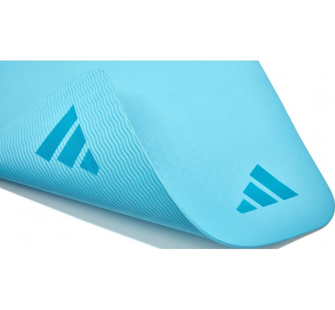 Килимок для йоги Adidas Premium Yoga Mat блакитний Уні 176 х 61 х 0,5 см