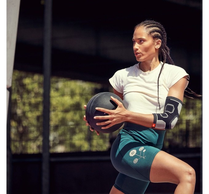 Фіксатор ліктя Adidas Elbow Support чорний, сірий Уні XL