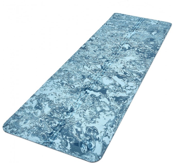 Килимок для йоги Adidas Camo Yoga Matte блакитний Уні 176 х 61 х 0,5 см