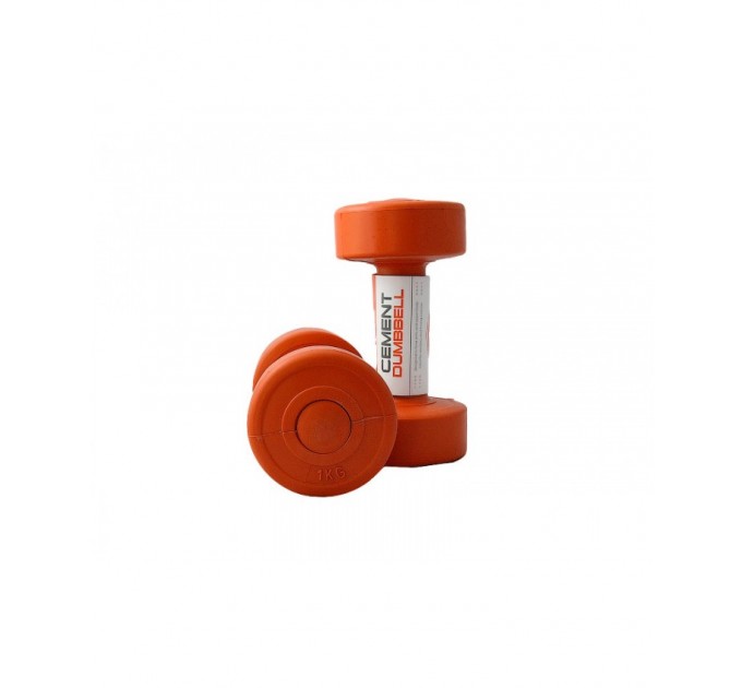 Гантелі пластикові пара LiveUp CEMENT DUMBELL