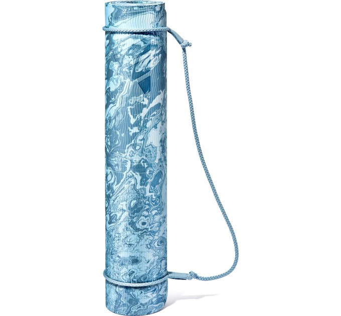 Килимок для йоги Adidas Camo Yoga Matte блакитний Уні 176 х 61 х 0,5 см