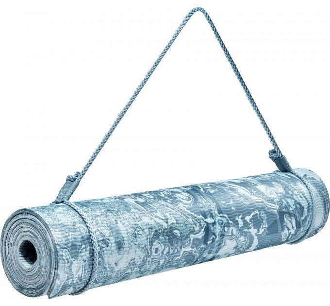 Килимок для йоги Adidas Camo Yoga Matte блакитний Уні 176 х 61 х 0,5 см