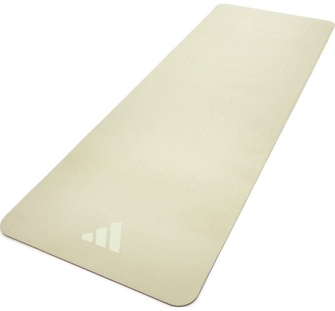 Килимок для йоги Adidas Double Sided Yoga Mat бежевий, темно-рожевий Уні 176 х 61 х 0,6 см