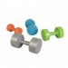 Гантелі пластикові пара LiveUp CEMENT DUMBELL