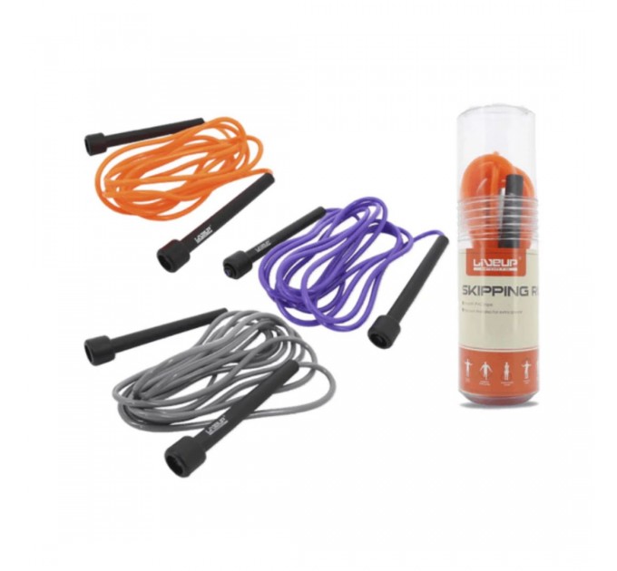 Скакалка в тубусі LiveUp PVC JUMP ROPE