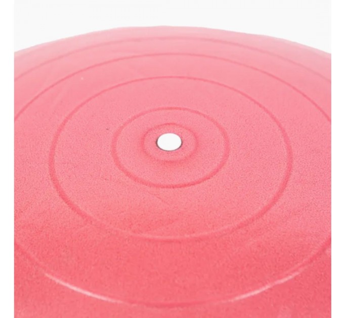 Фітбол масажний з насосом LiveUp HALF MASSAGE BALL