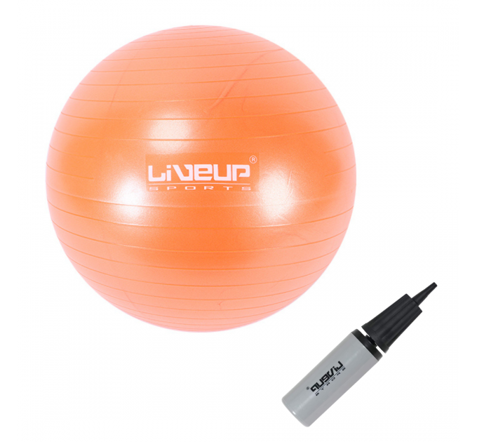 Фітбол (насос в комплекті) LiveUp ANTI-BURST BALL