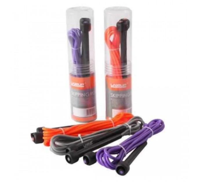 Скакалка в тубусі LiveUp PVC JUMP ROPE