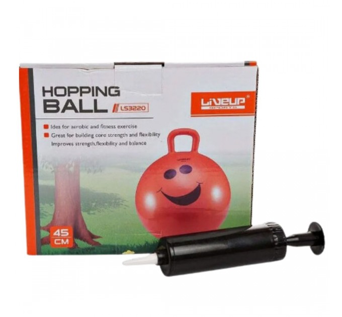 Фітбол дитячий з ручкою LiveUp HOPPING BALL
