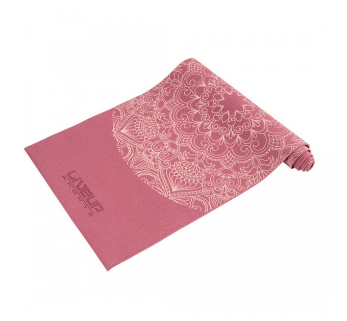 Йога-килимок LiveUp PVC PRINTED YOGA MAT