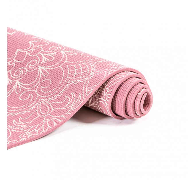 Йога-килимок LiveUp PVC PRINTED YOGA MAT