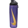 Пляшка Nike REFUEL BOTTLE LOCKING LID 24 OZ фіолетовий, жовтий, чорний Уні 709 мл