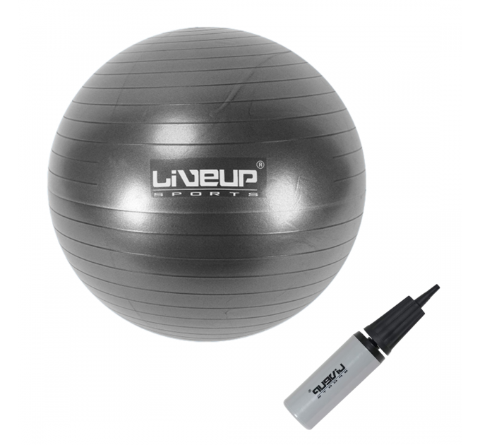 Фітбол (насос в комплекті) LiveUp ANTI-BURST BALL
