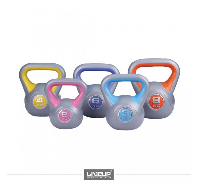 Гиря LiveUp PLASTIC KETTEL BELL
