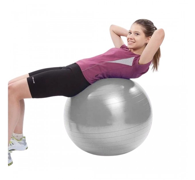 Фітбол (насос в комплекті) LiveUp ANTI-BURST BALL