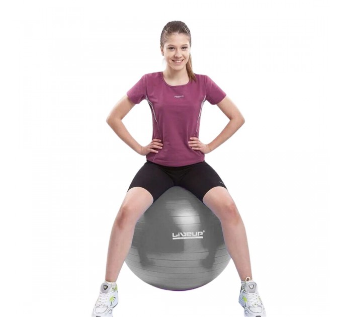 Фітбол (насос в комплекті) LiveUp ANTI-BURST BALL