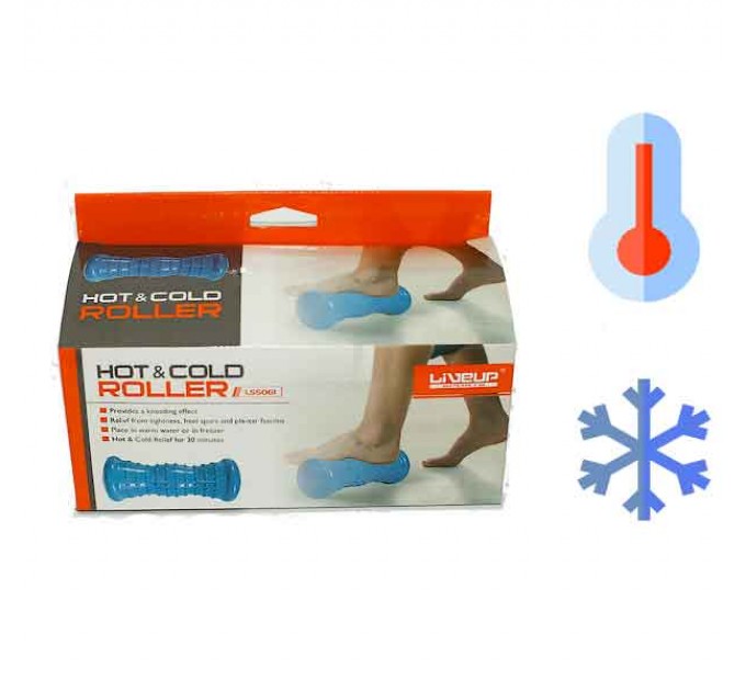 Масажний ролик LiveUp HOT AND COLD ROLLER