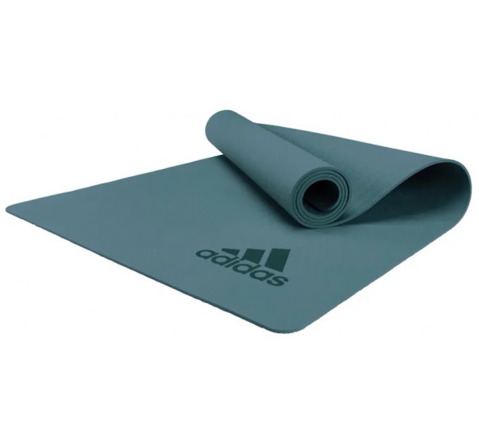 Килимок для йоги Adidas Premium Yoga Mat темно-зелений Уні 176 х 61 х 0,5 см