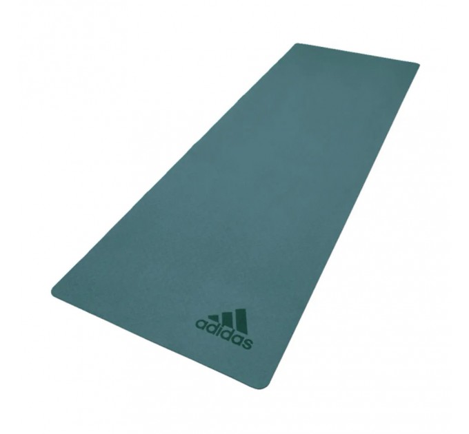 Килимок для йоги Adidas Premium Yoga Mat темно-зелений Уні 176 х 61 х 0,5 см