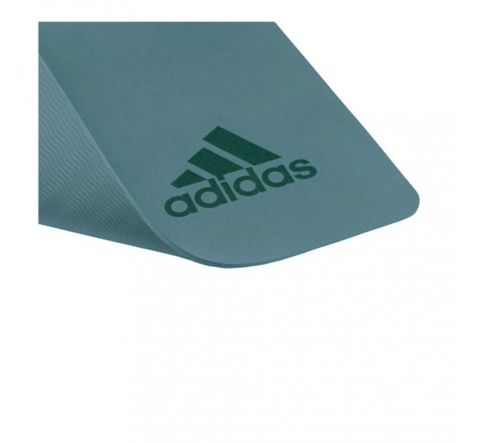 Килимок для йоги Adidas Premium Yoga Mat темно-зелений Уні 176 х 61 х 0,5 см