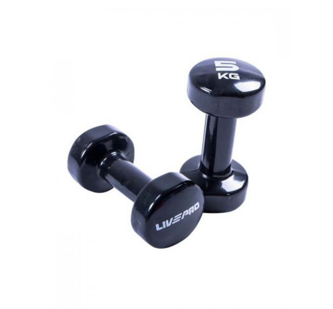 Гантель вінілова 1шт LivePro STUDIO DUMBBELL