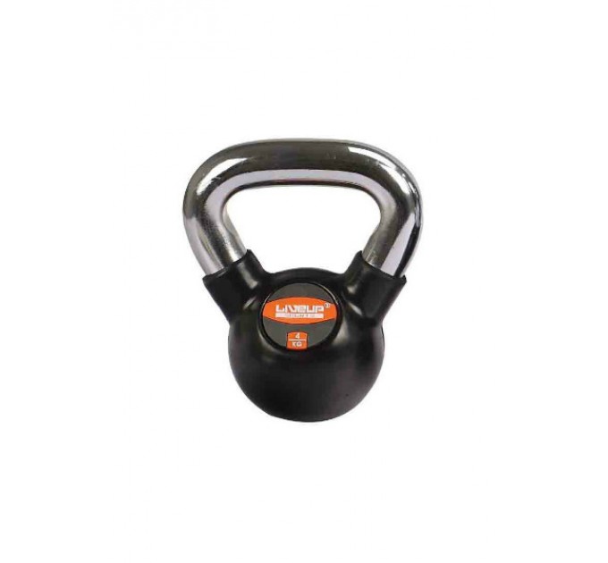 Гиря LiveUp RUBBER KETTEL DUMBELL
