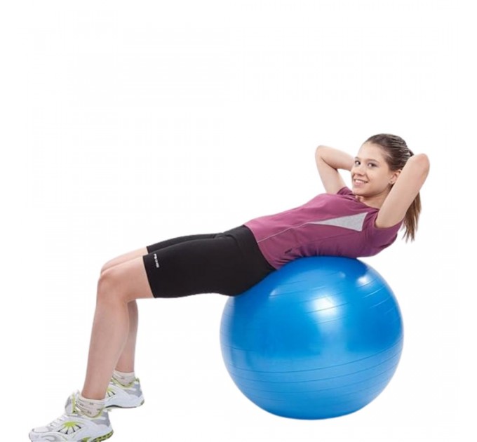 Фітбол (насос в комплекті) LiveUp ANTI-BURST BALL