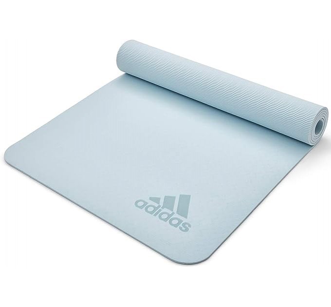Килимок для йоги Adidas Premium Yoga Mat світло-блакитний Уні 176 х 61 х 0,5 см