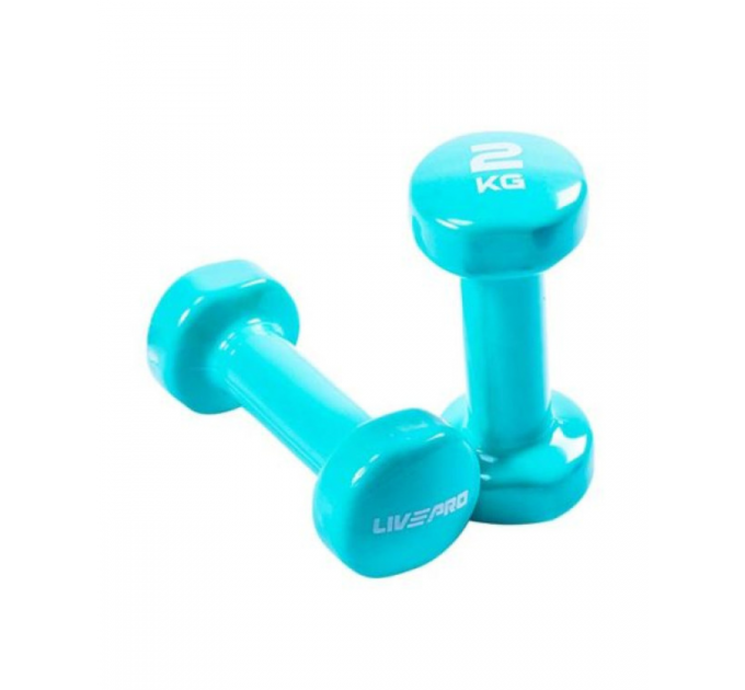 Гантель вінілова 1шт LivePro STUDIO DUMBBELL