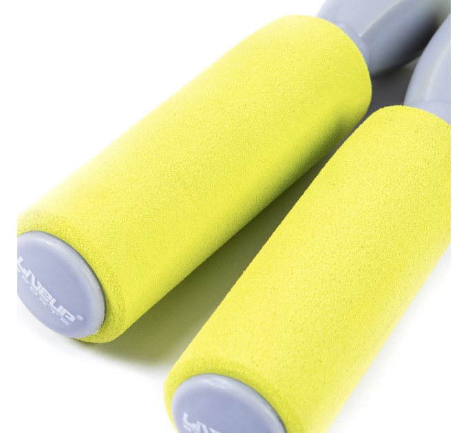 Скакалка LiveUp PVC FOAM HANDLE JUMP ROPE