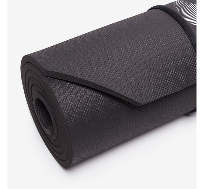 Килимок для фітнесу та йоги Nike TRAINING MAT 2.0 BLACK/WHITE NS чорний, білий Уні 180x60x0,8см