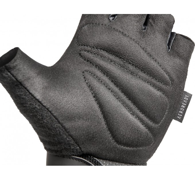 Рукавички для тренінгу Adidas Essential Adjustable Gloves чорний, зелений Уні XL