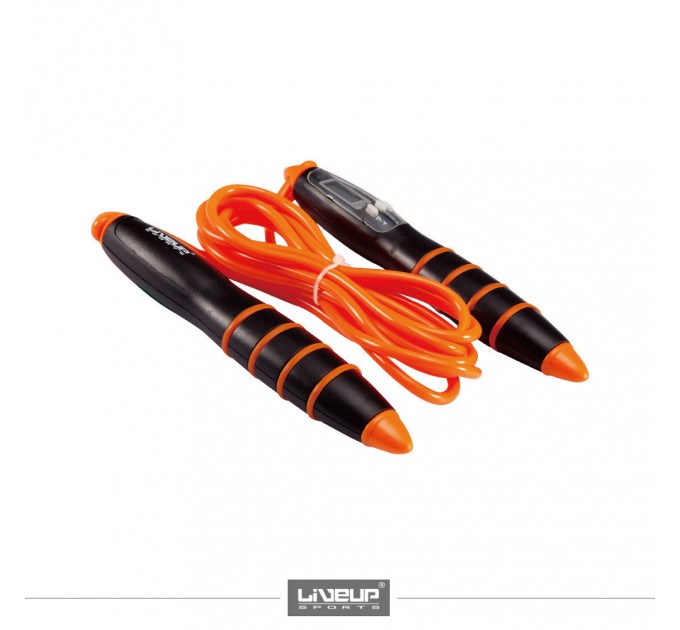 Скакалка з ел. лічильником LiveUp DIGITAL JUMP ROPE