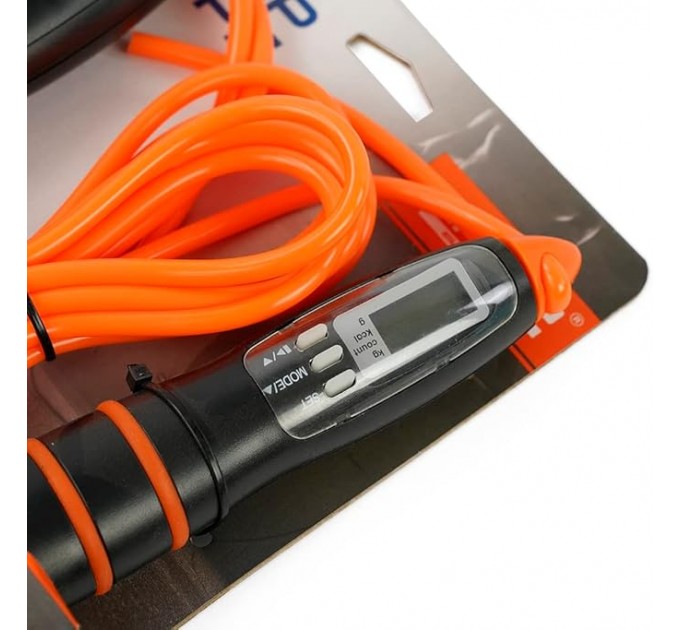 Скакалка з ел. лічильником LiveUp DIGITAL JUMP ROPE