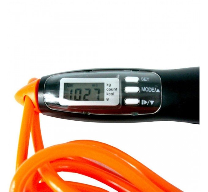 Скакалка з ел. лічильником LiveUp DIGITAL JUMP ROPE