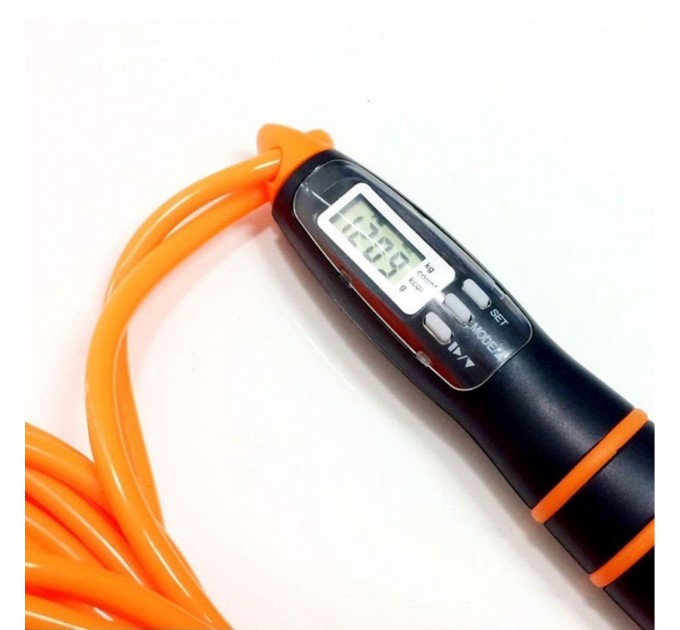 Скакалка з ел. лічильником LiveUp DIGITAL JUMP ROPE