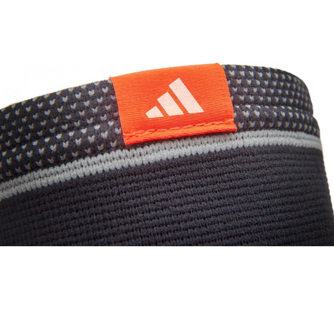 Фіксатор ліктя Adidas Elbow Support чорний, сірий Уні M